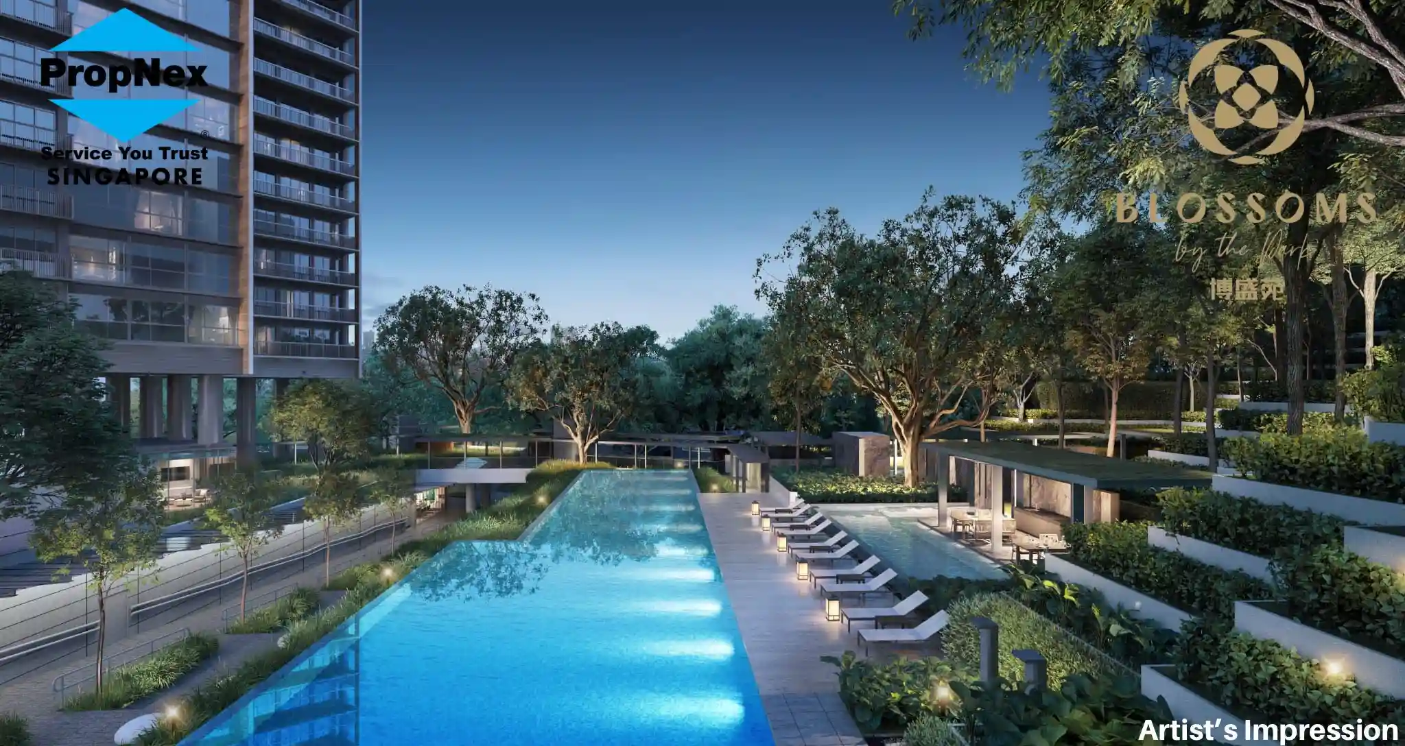 Singapore Property News Blossoms By The Park Photos : Beautiful Condo At A Good Location - % 2
