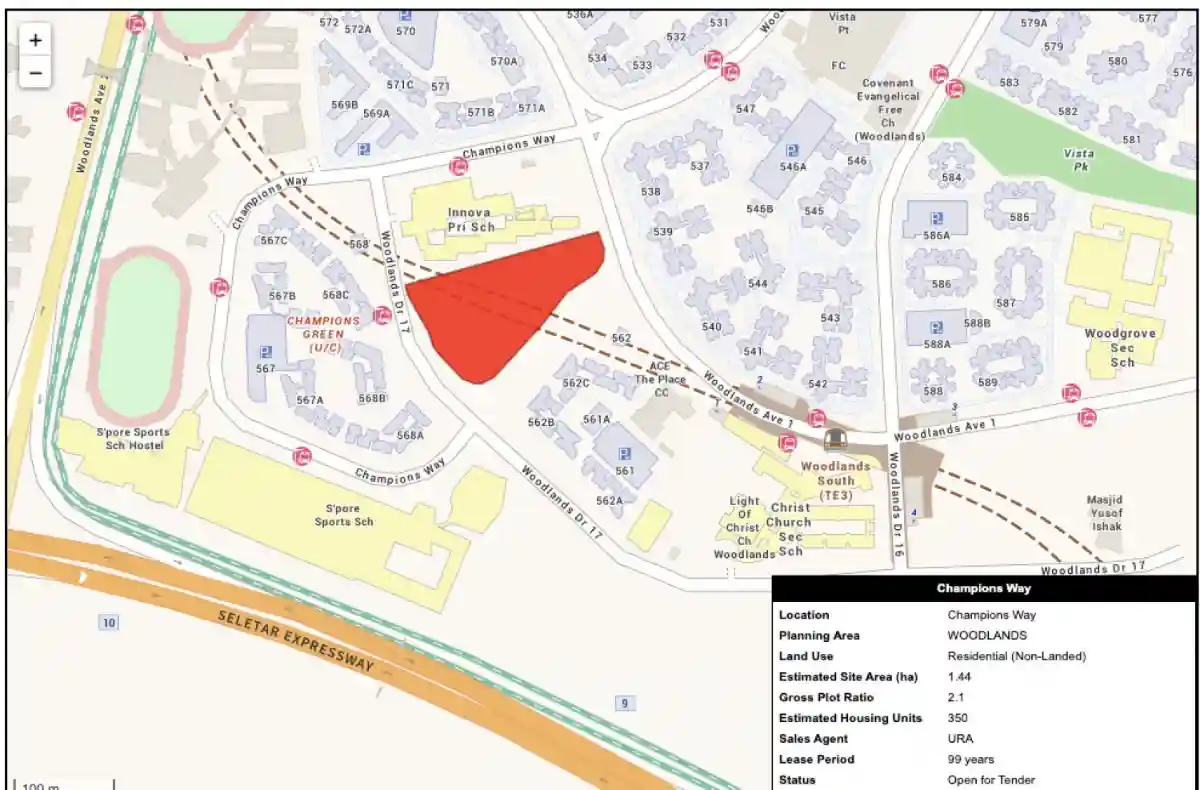 Cdl Secured Land Site At Woodlands