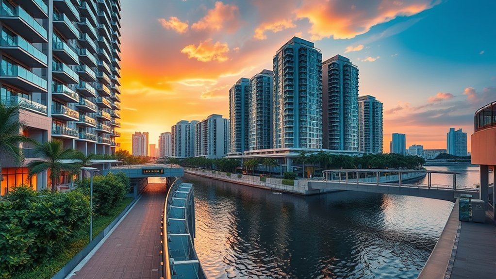 River Modern Condo: Waterfront Living Steps From Great World Mrt Station 3 Waterfront Condo Near Mrt