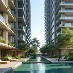 High-Rise Residential Housing Blocks In Singapore Representing Bedok South Horizon Million-Dollar Flat