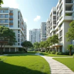 Modern And Mature Public Housing Hdb Apartment Blocks In Telok Blangah Mature Estate Near Mount Faber Singapore