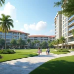 Modern Singapore Primary School Campus And Nearby Condominiums Illustrating 2027 Phase 2C Rules