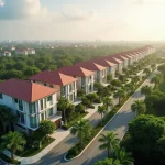 Scenic Aerial View Of East Coast Siglap Landed Housing Enclave And Prime Residential Neighborhood In Singapore