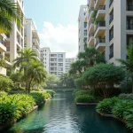 Tranquil Singapore Private Residential Condominium Estate Illustrating Urban Renewal And Replacement Home Challenges For En Bloc Sellers