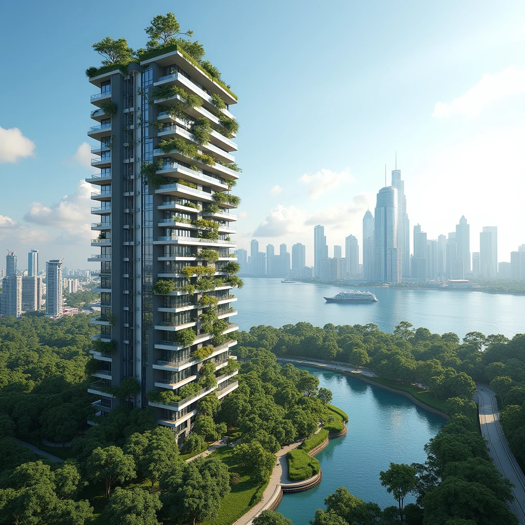 Marina Gardens Lane Gls Draws Sole $1,243 Psf Ppr Bid: Why Developers Are Cautious On Marina South 1 Architectural Rendering Of Modern Residential Tower In Marina South Singapore Waterfront Near Marina Channel